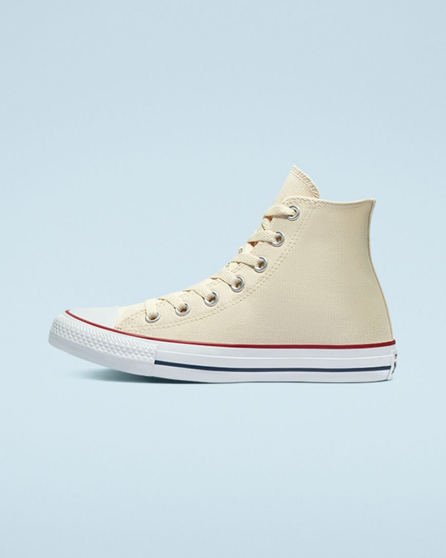 Tenisi Inalti Barbati Converse Chuck Taylor All Star Clasici Bej Albi | RO OQ13PZ087